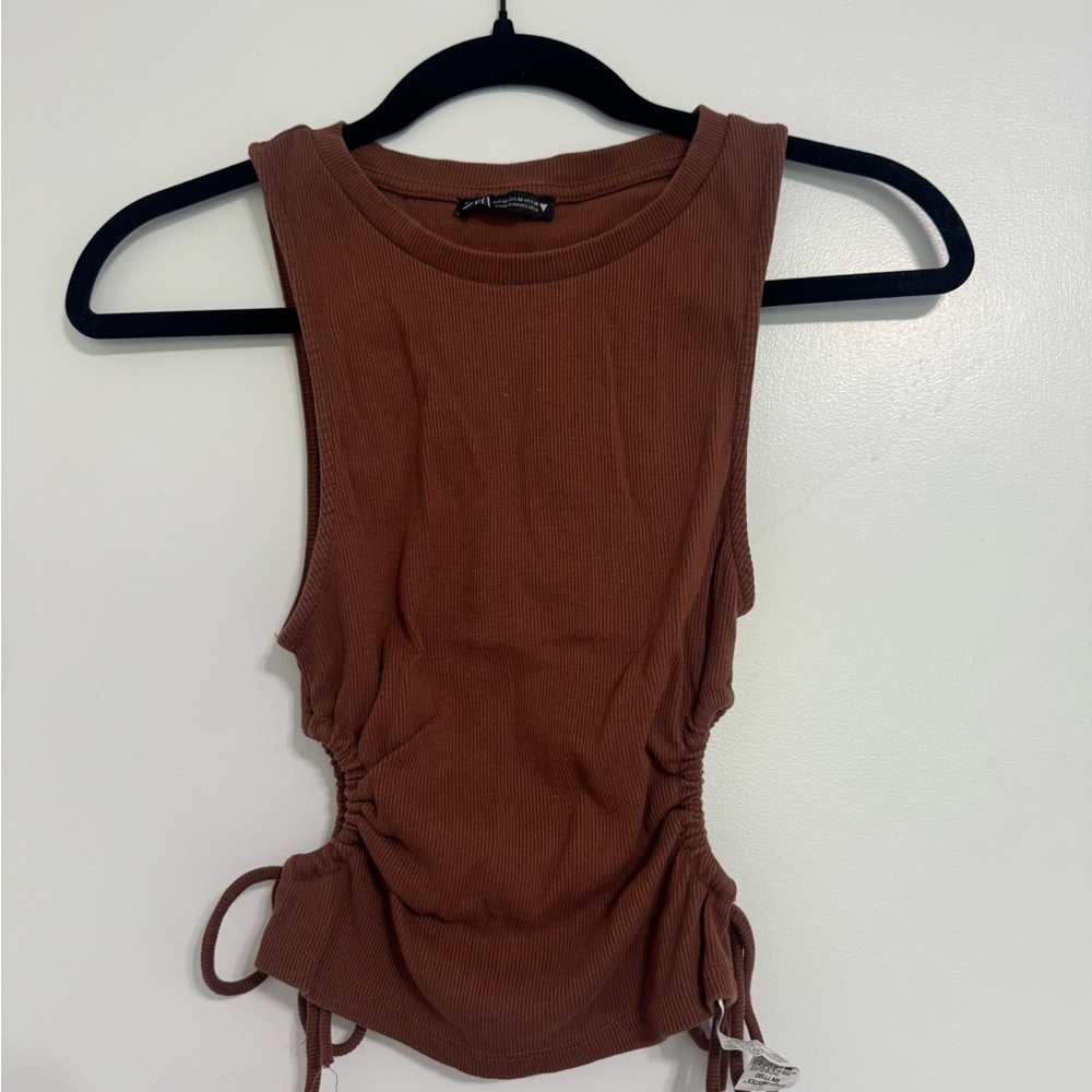 Zara Brown Tank Top